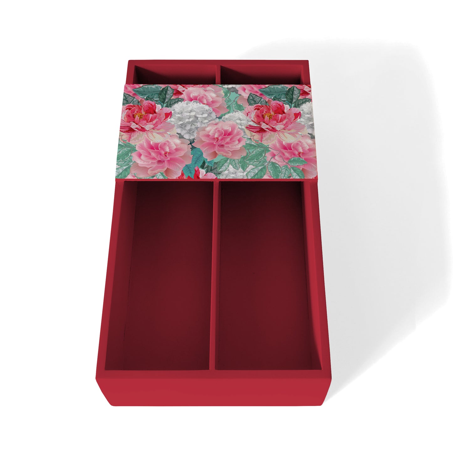 Red Chrys Cutlery Tray