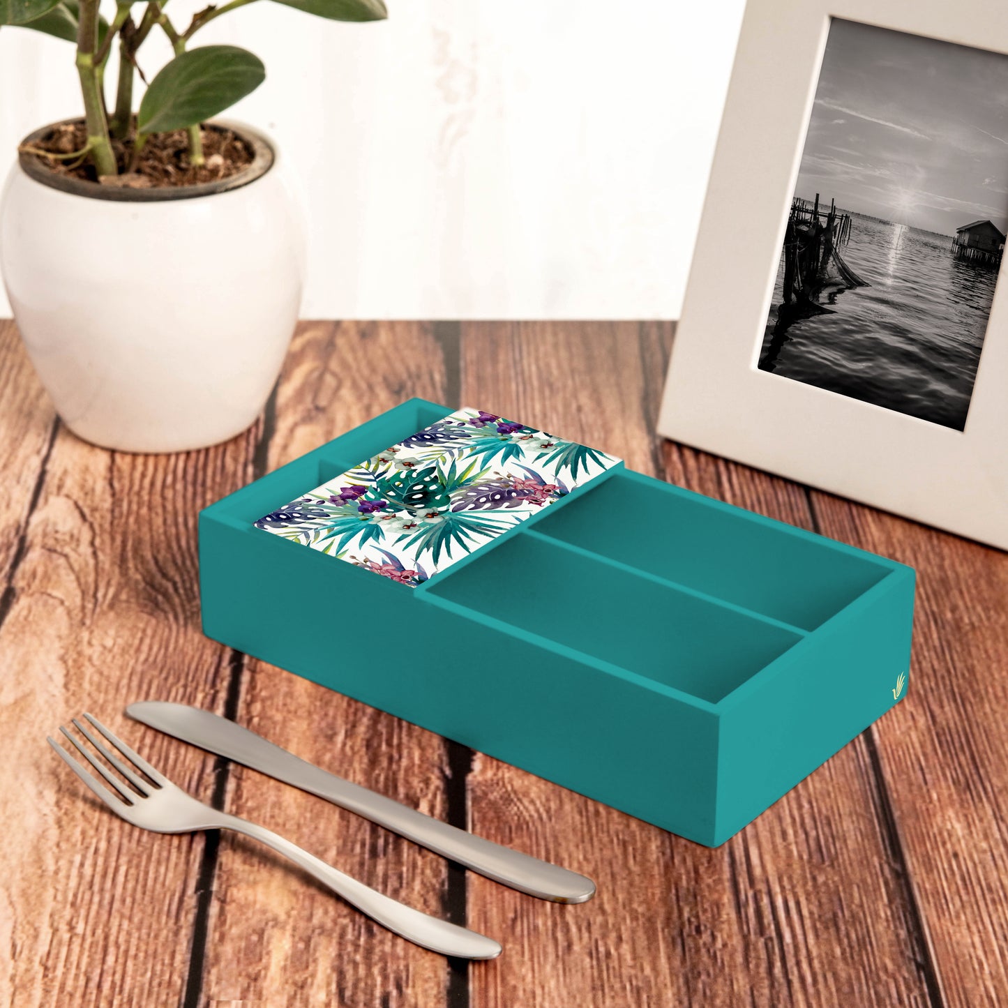 Trop Palms Cutlery Tray
