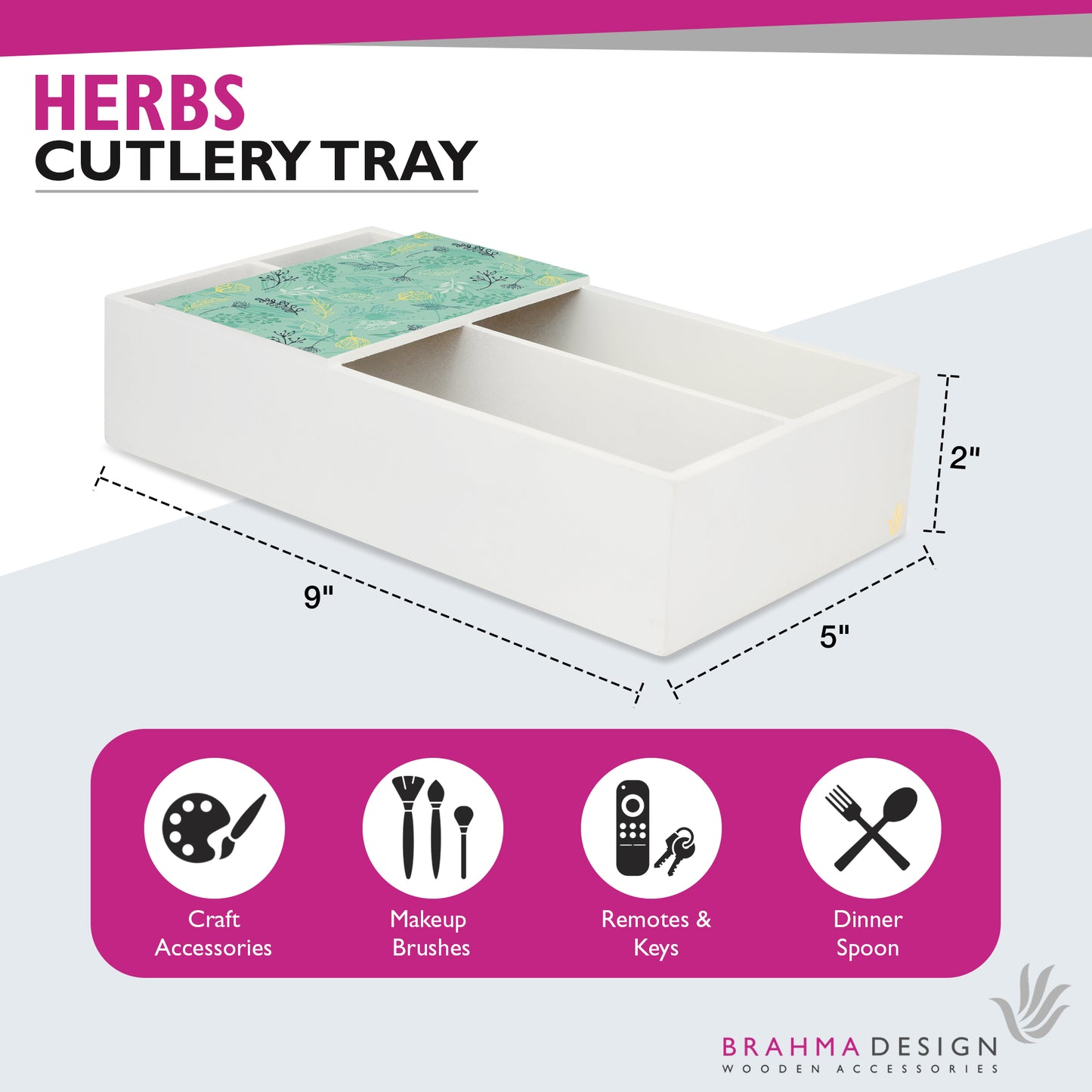 Herbs Cutlery Tray