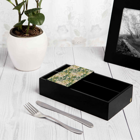 Vintage Flr Cutlery Tray