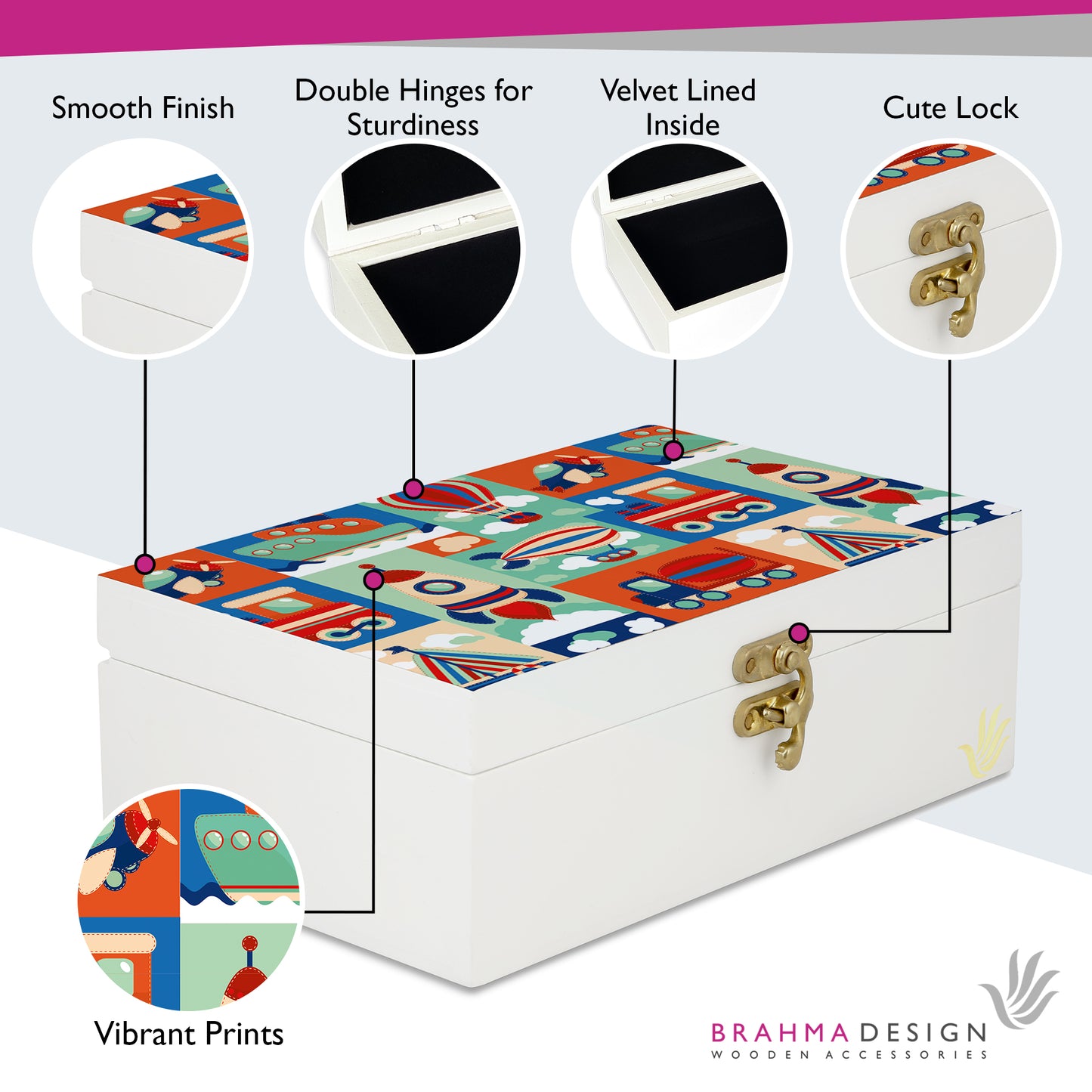 Transport Kids Gift Box-M