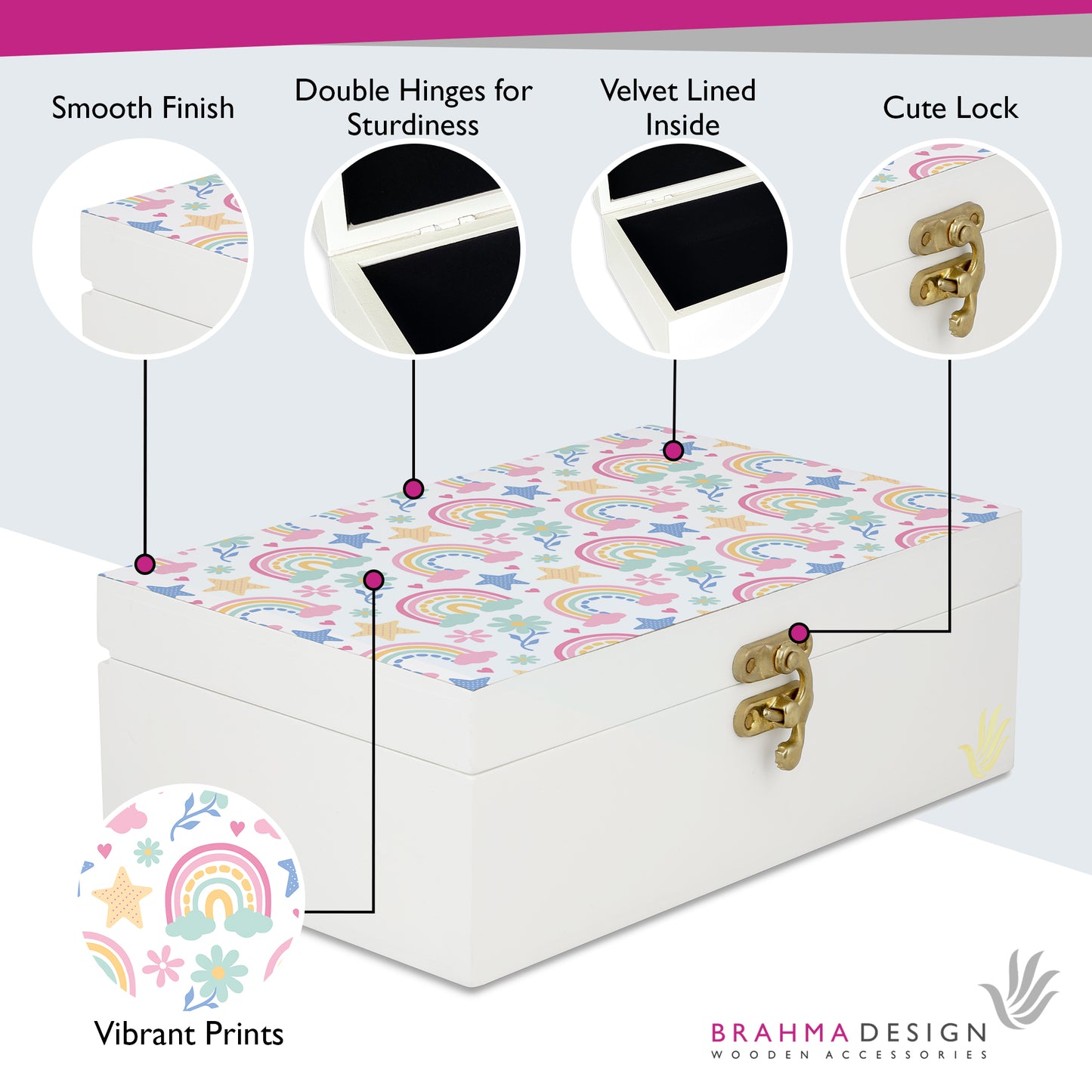 Pastel Rainbow Gift Box-M