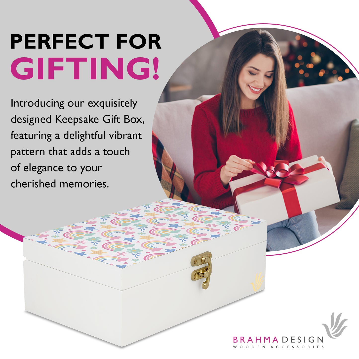 Pastel Rainbow Gift Box-M