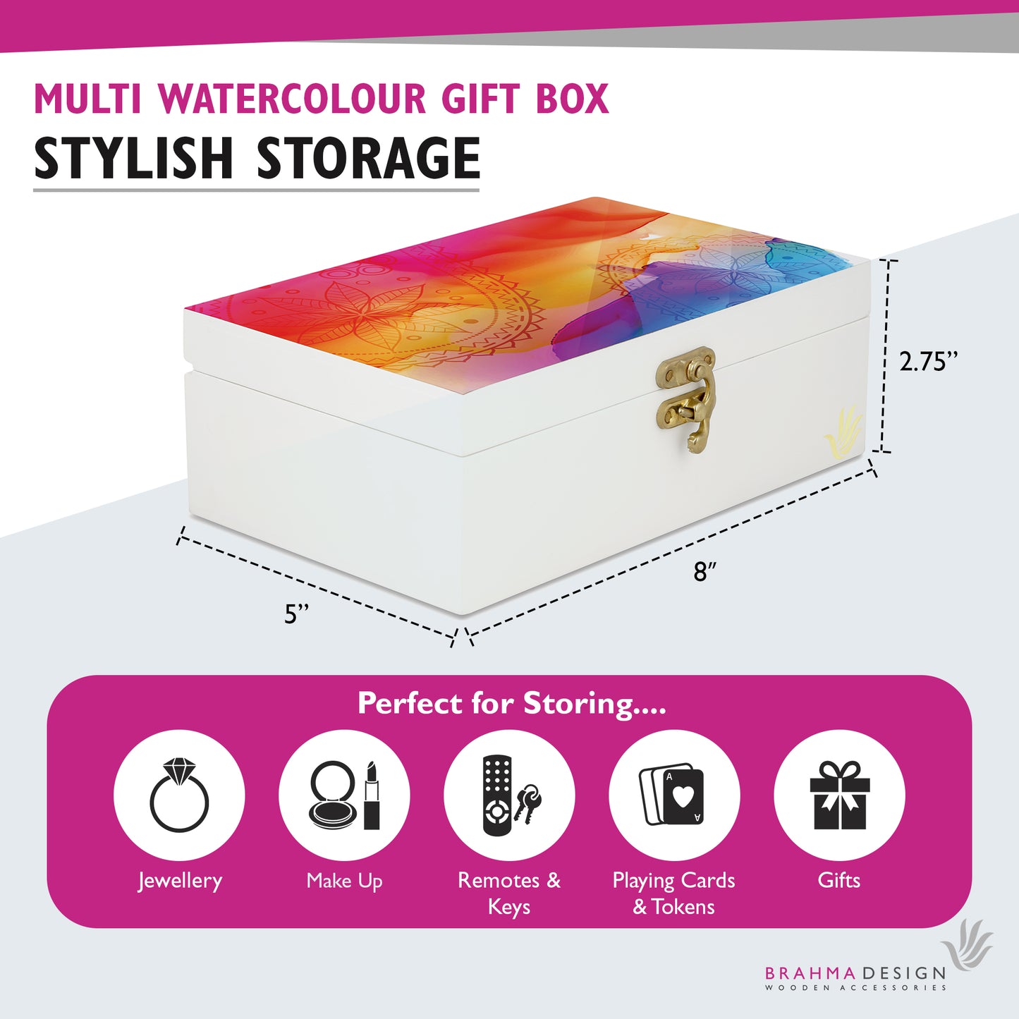 Watercolor Gift Box-M