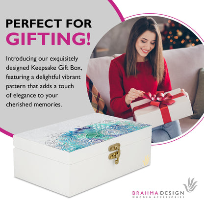 Abstract Flr Gift Box-M