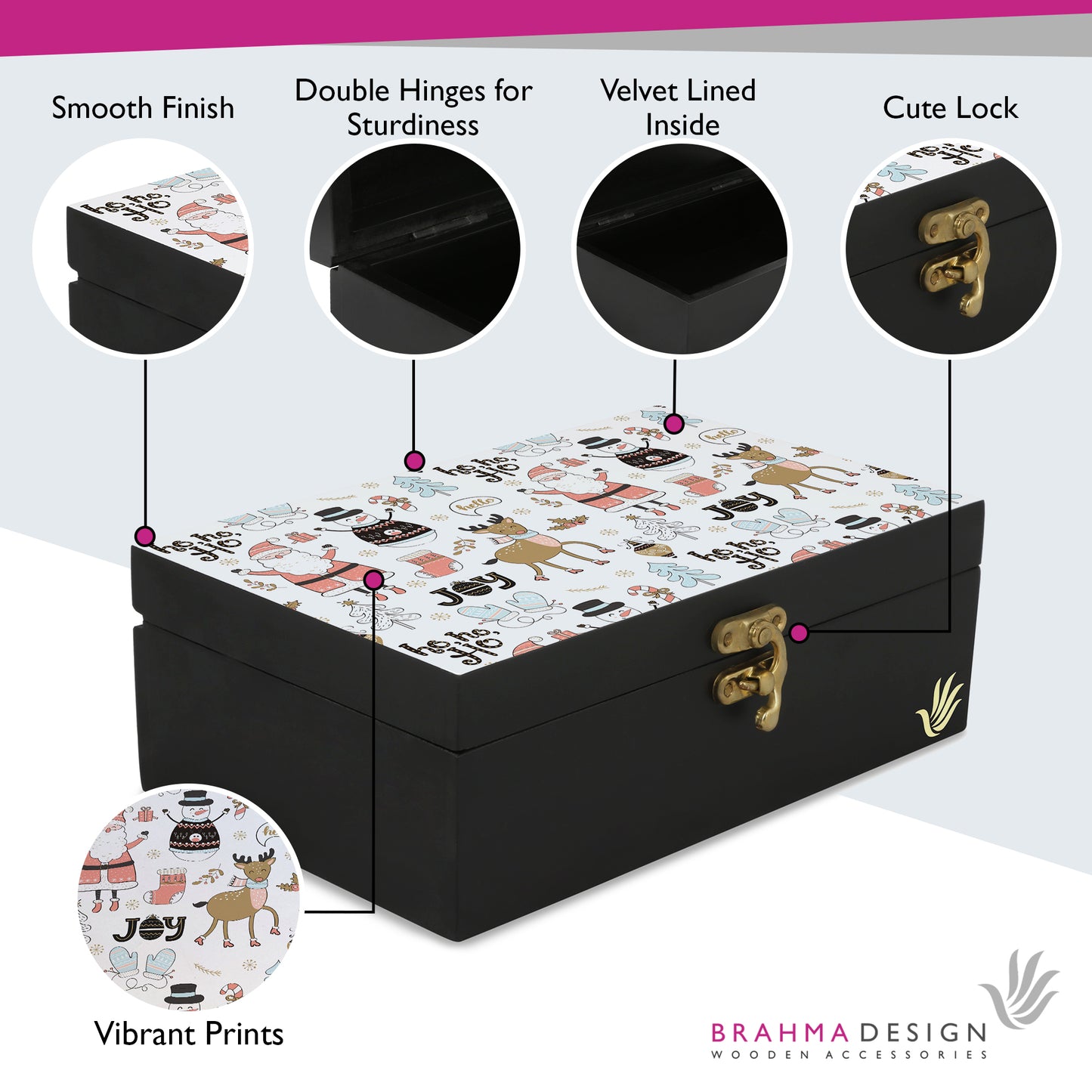 Xmas Allover Gift Box-M