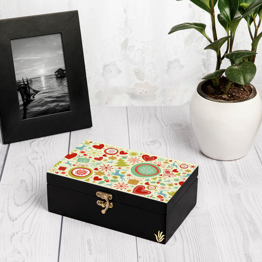 Xmas Allover3 Gift Box-M