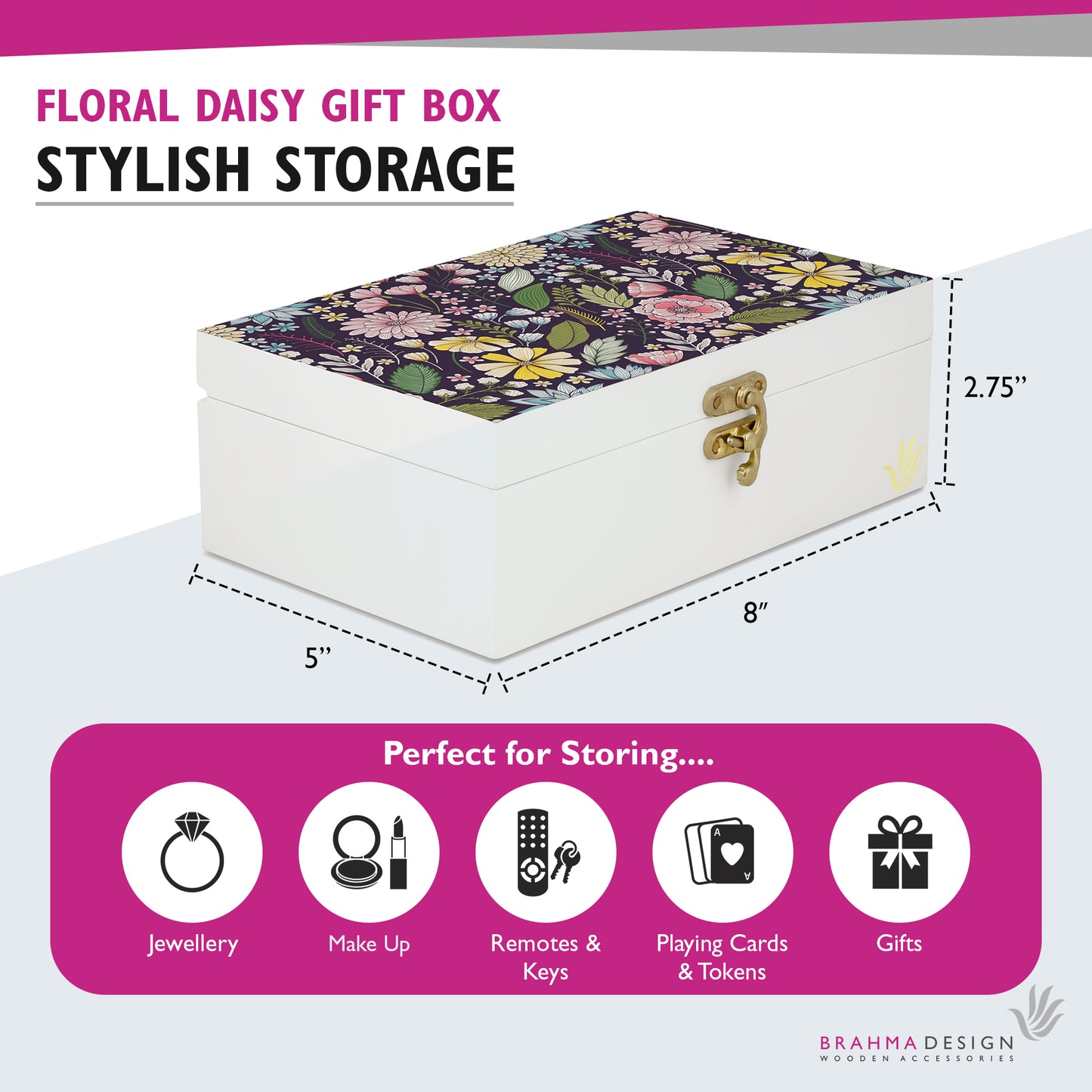 Flr Daisy Gift Box-M