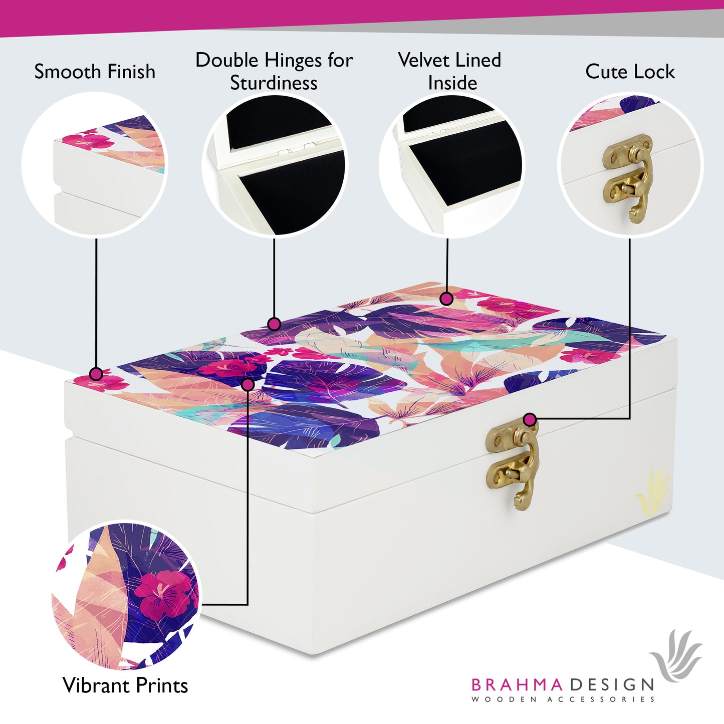 Flr Hibiscus Gift Box-M