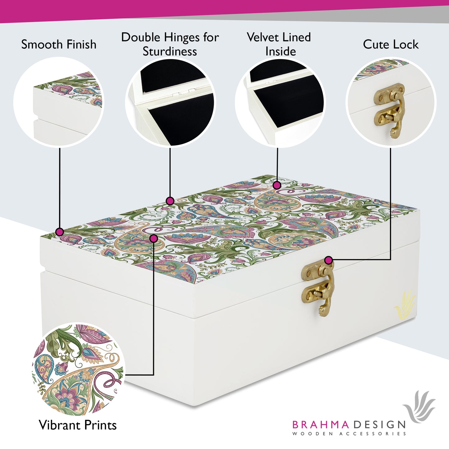 Sameera White Gift Box-M