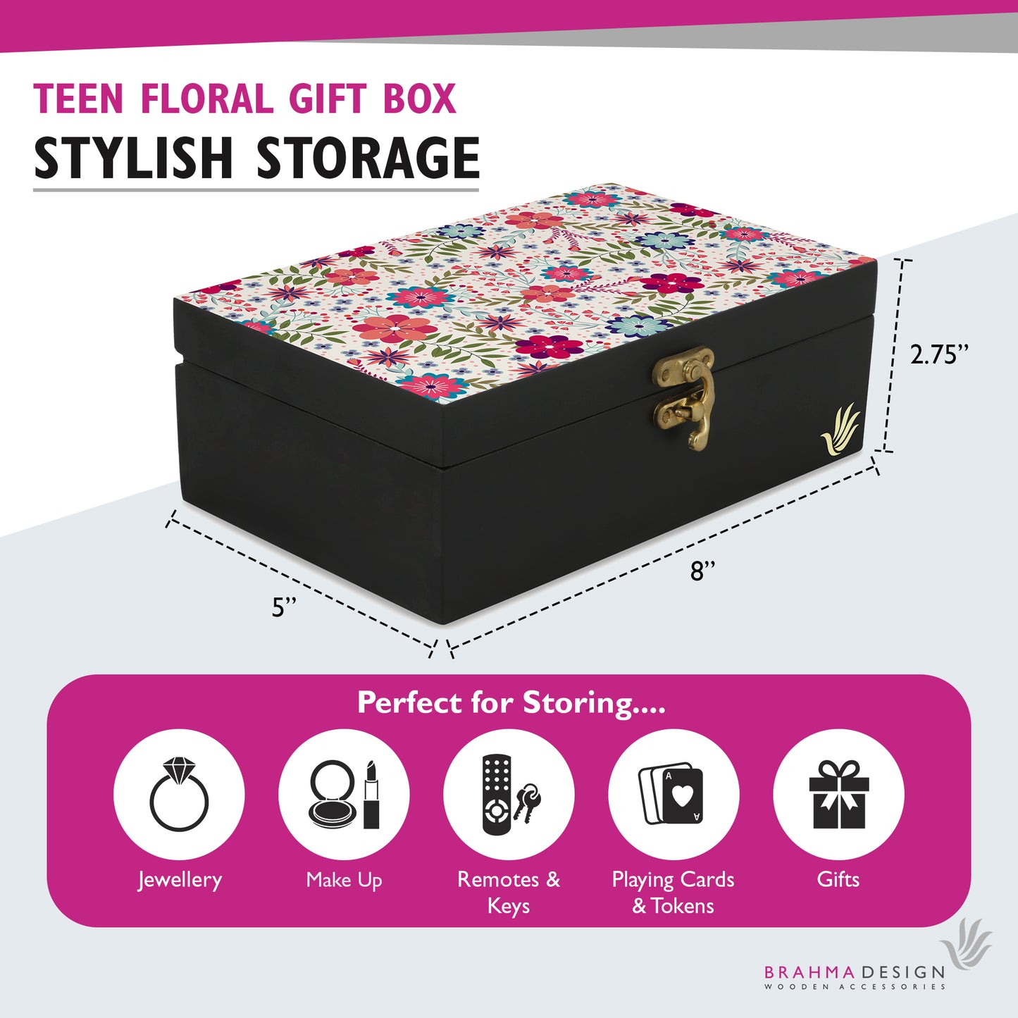 Teen Flr Gift Box-M