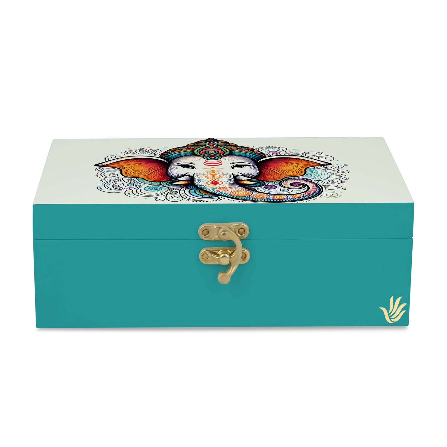 Teal Ganesh Gift Box-M