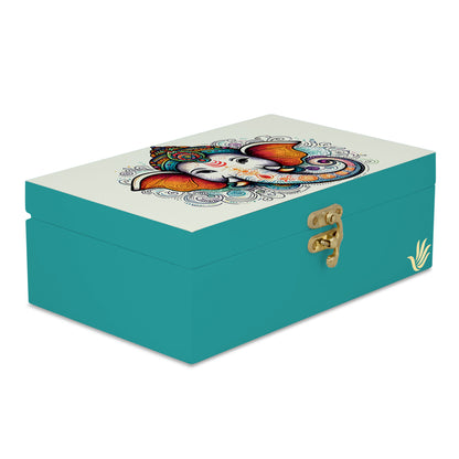 Teal Ganesh Gift Box-M
