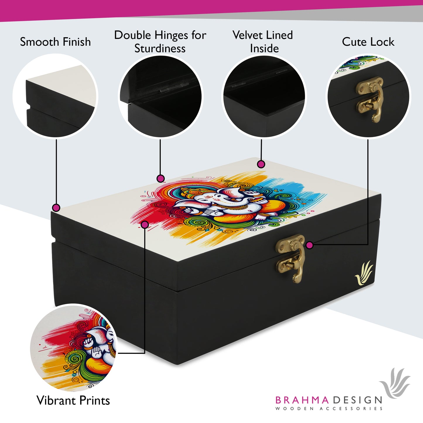 Rainbow Ganesh Gift Box-M