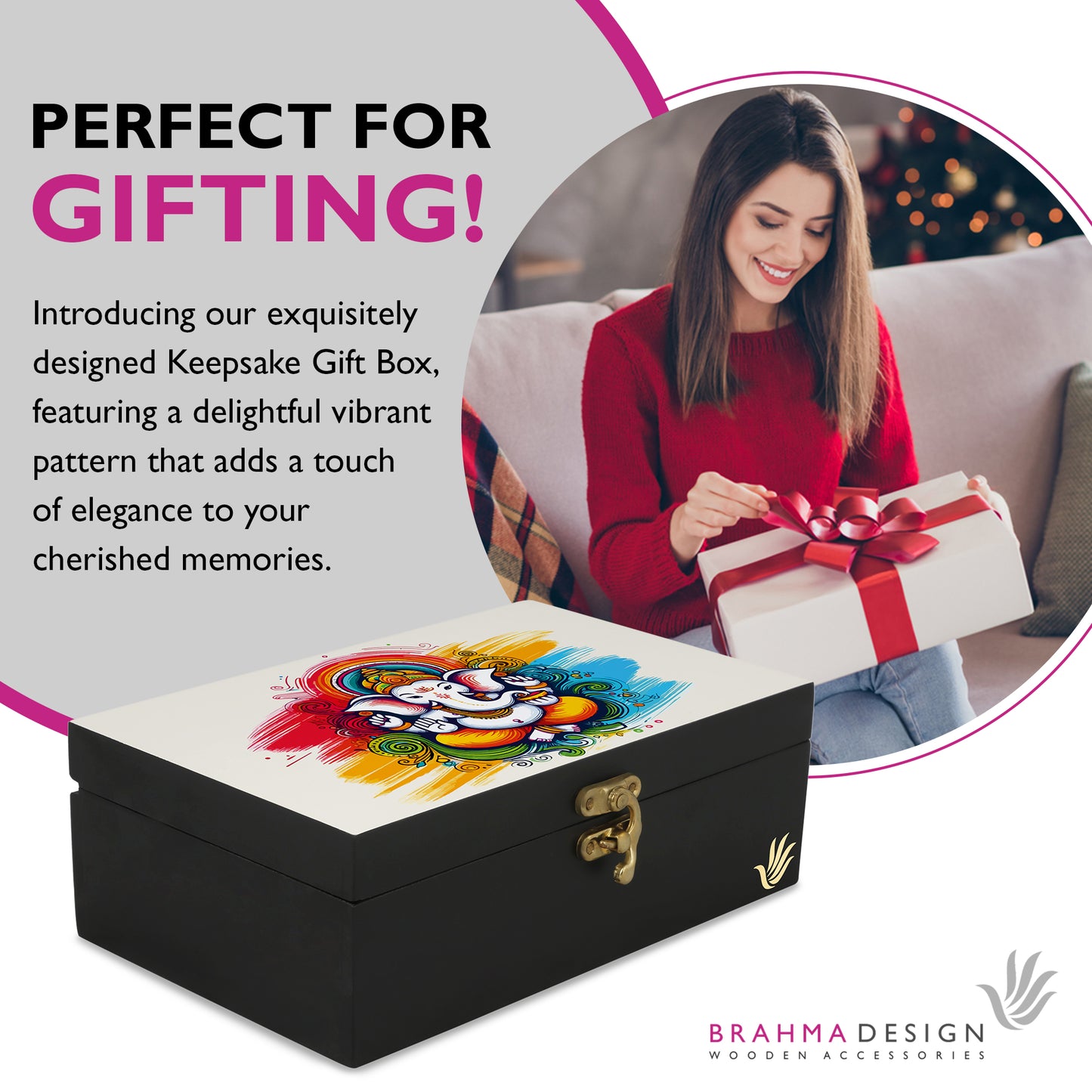 Rainbow Ganesh Gift Box-M