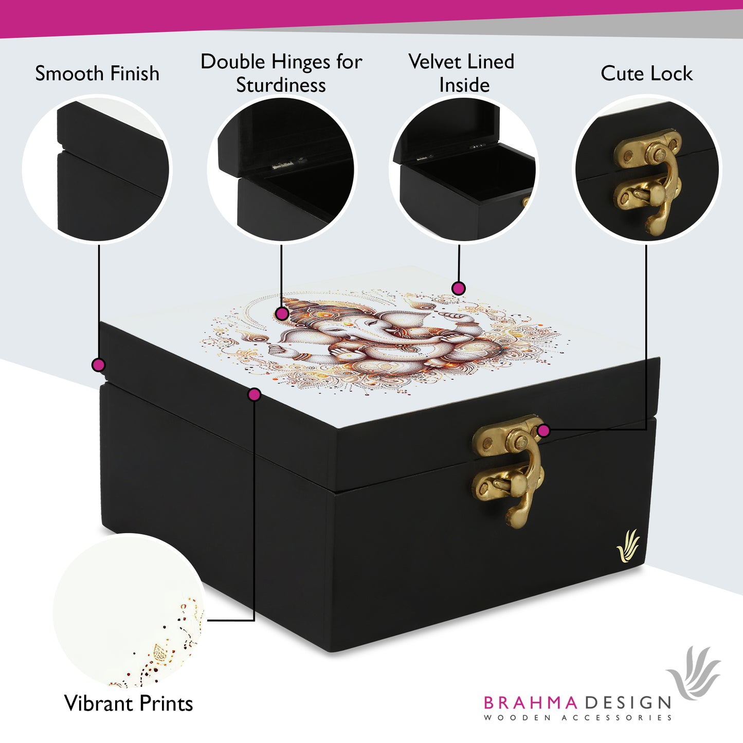 Dotty Ganesh Gift Box-S