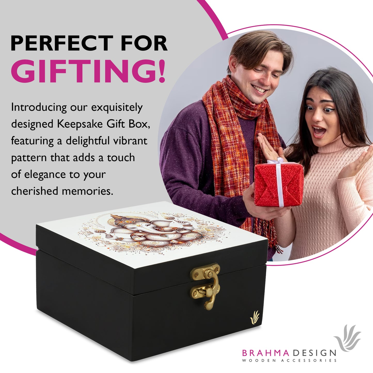 Dotty Ganesh Gift Box-S
