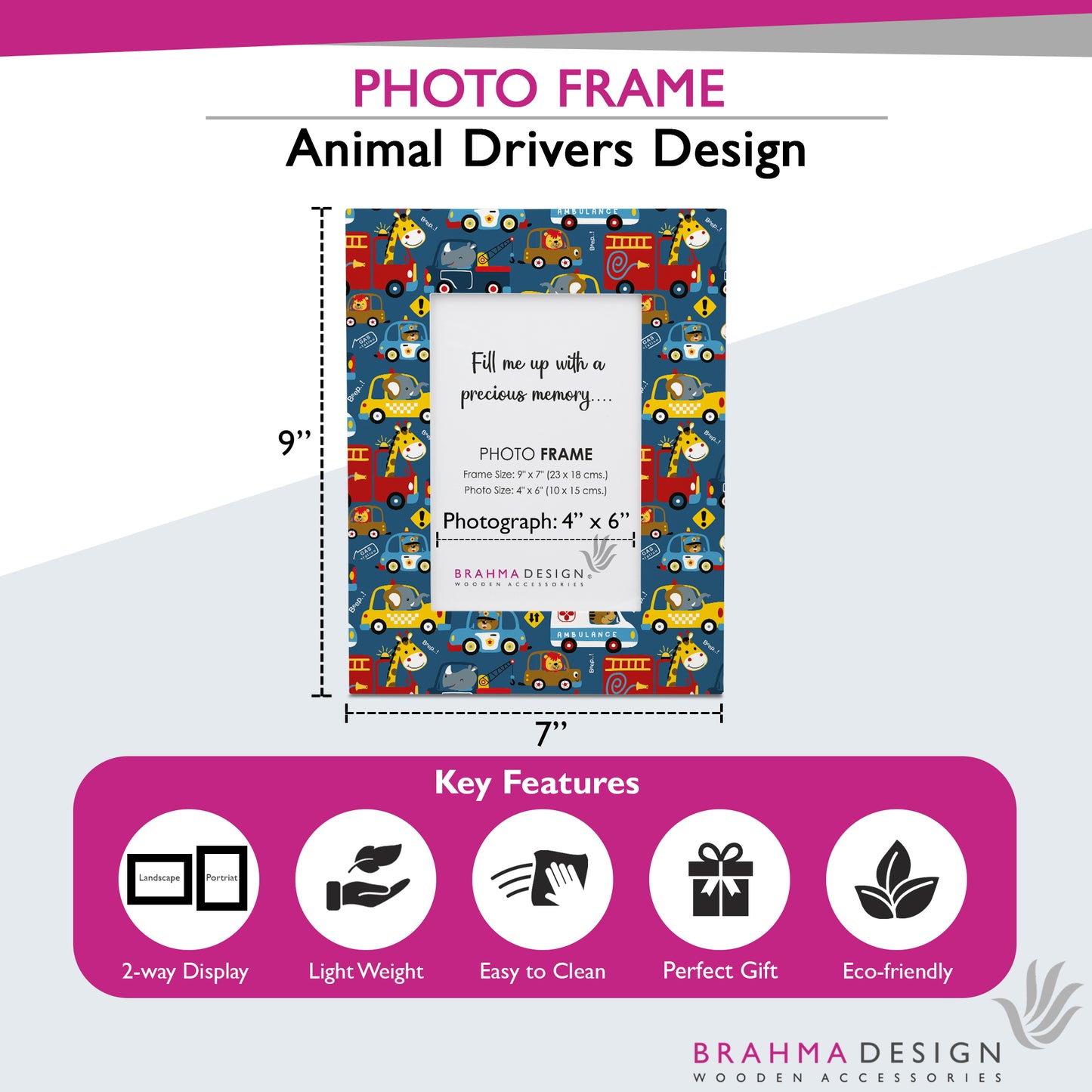 Animal Driver PhotoFrame