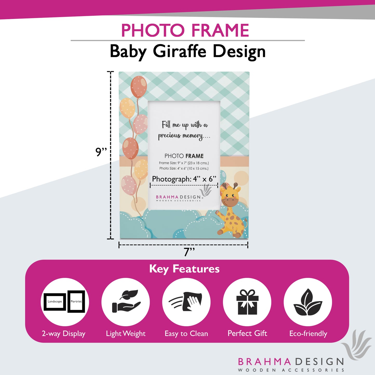 Baby Giraffe PhotoFrame