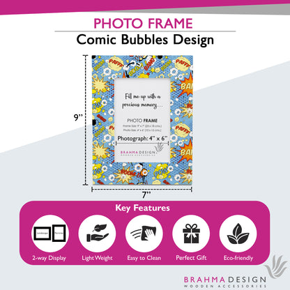 Comic Bubbles PhotoFrame
