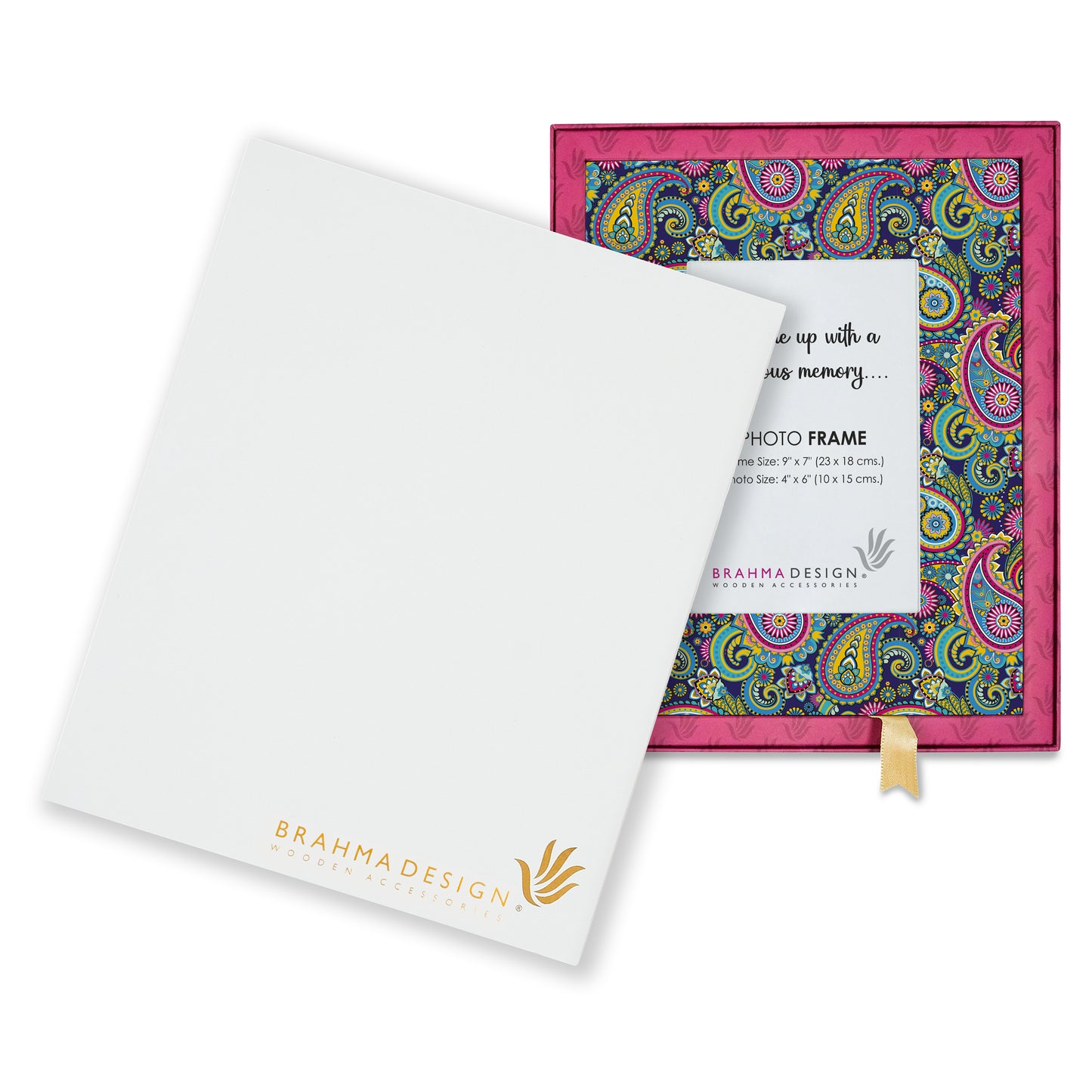 Blue Paisley PhotoFrame