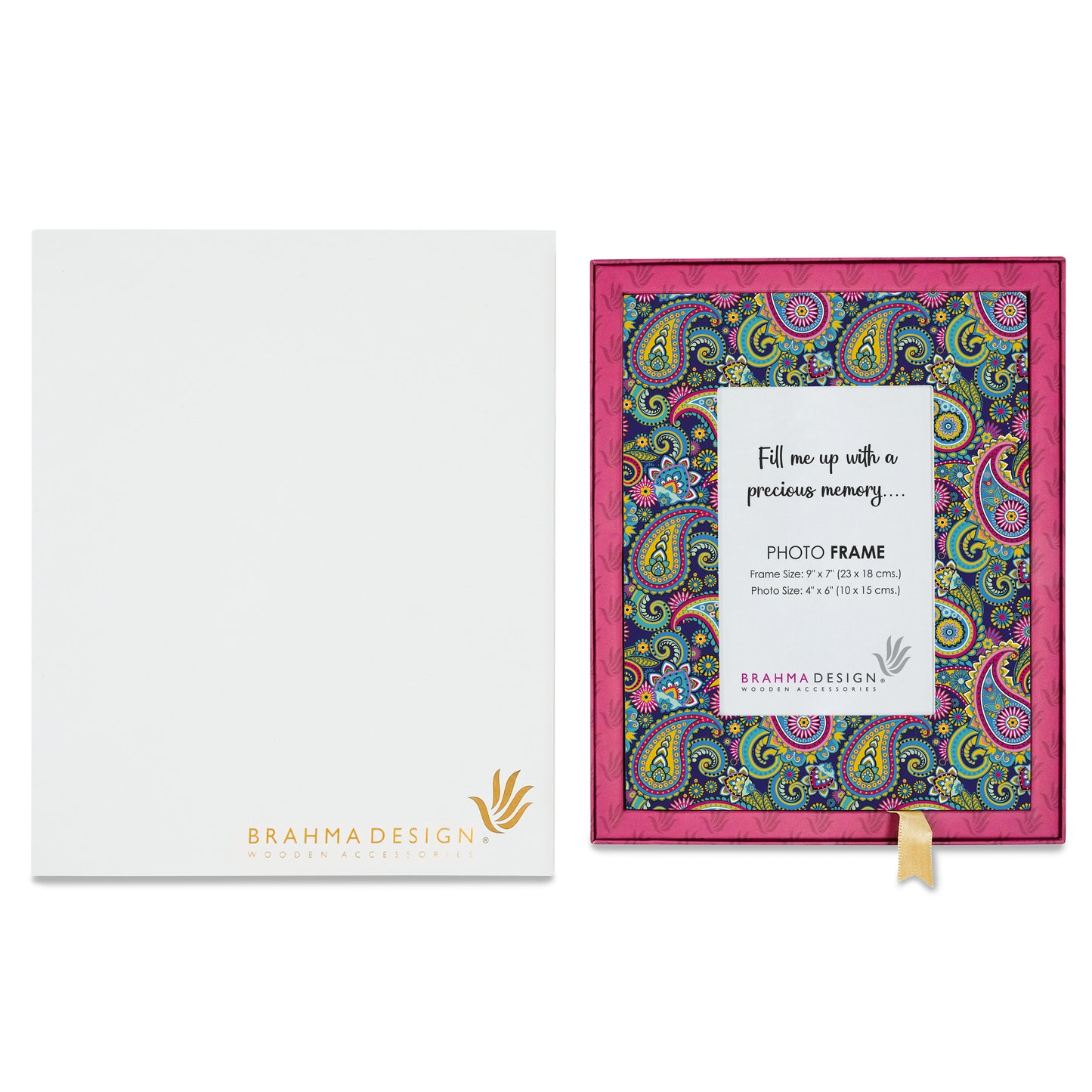 Blue Paisley PhotoFrame