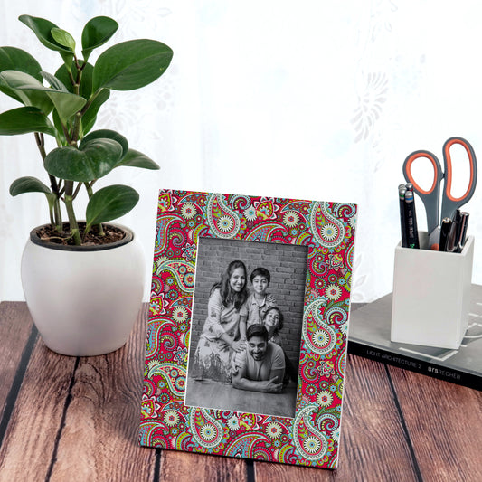 Pink Paisley PhotoFrame