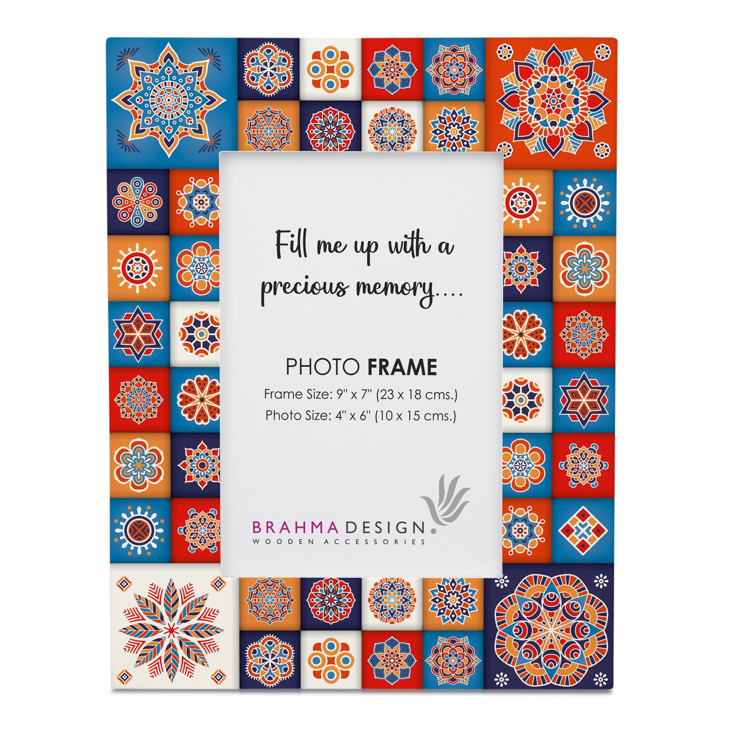 Floral Tiles PhotoFrame