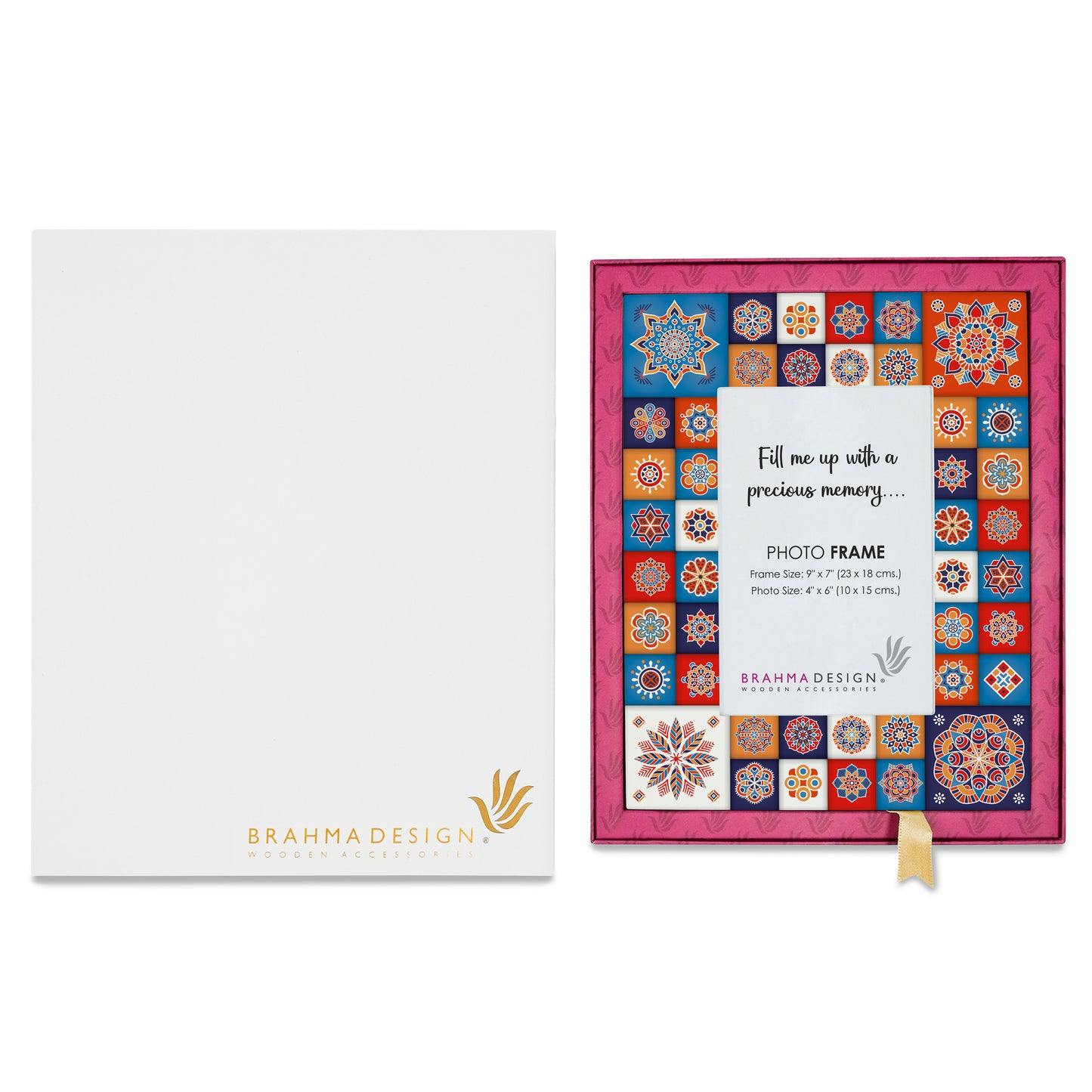 Floral Tiles PhotoFrame