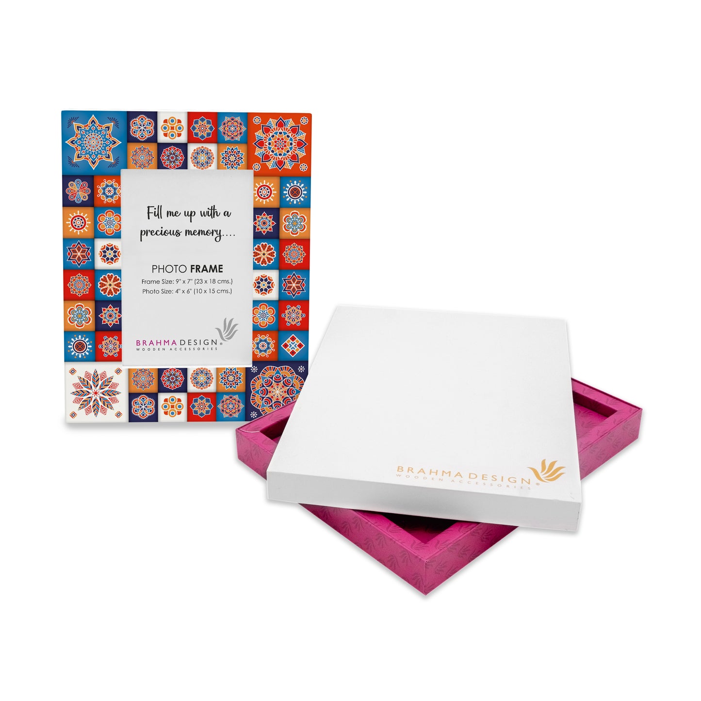Floral Tiles PhotoFrame