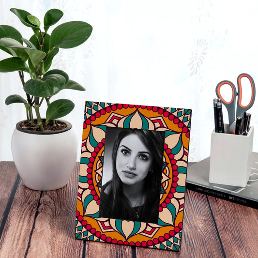 Red Mandala PhotoFrame