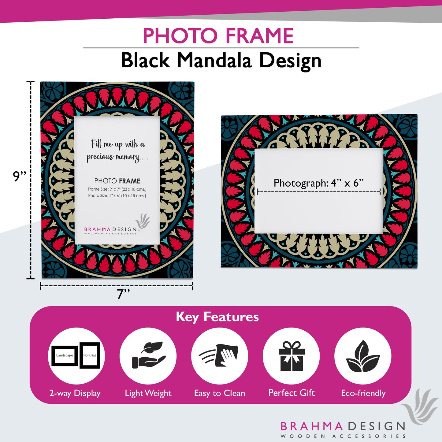 BlackMandala PhotoFrame
