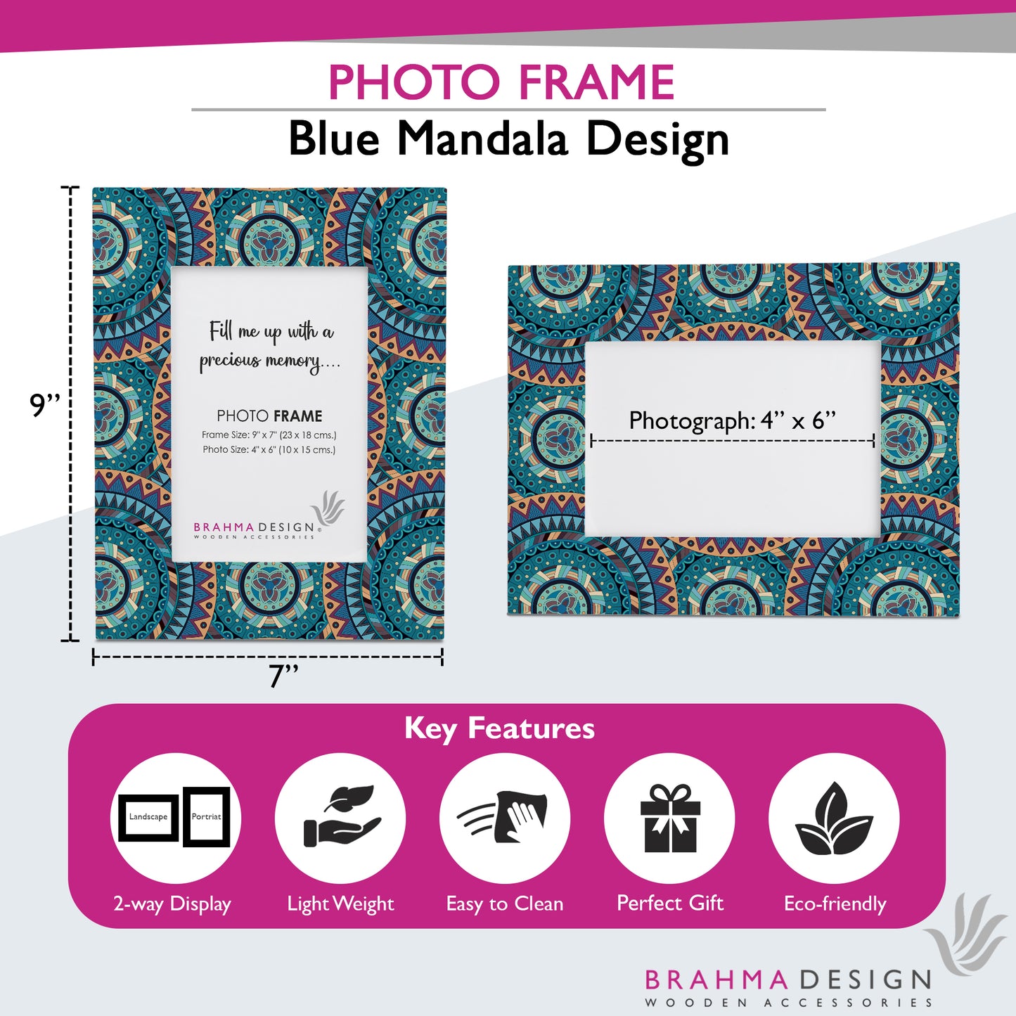 BlueMandala PhotoFrame