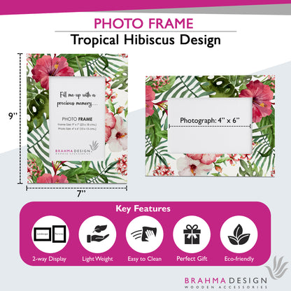 Trop Hibiscus PhotoFrame
