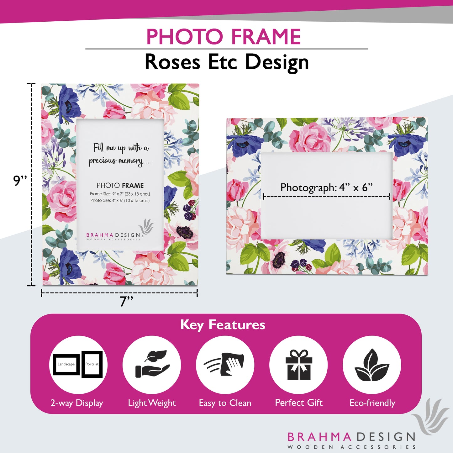 Roses Etc PhotoFrame