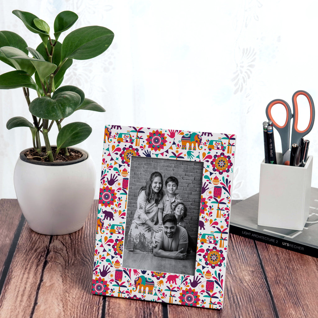 India Photo Frame 9x7 Brahma Design
