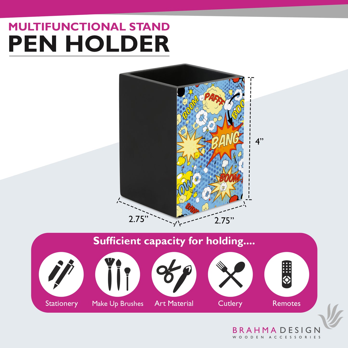 Comic Bubbles Pen Stand