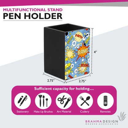 Comic Bubbles Pen Stand