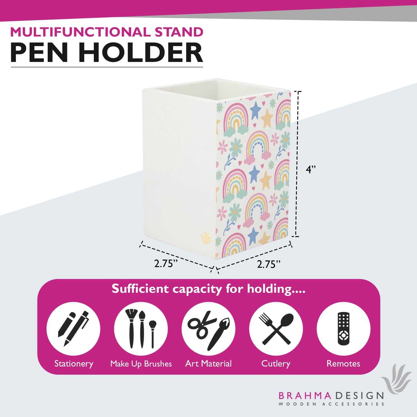 Pastel Rainbow Pen Stand