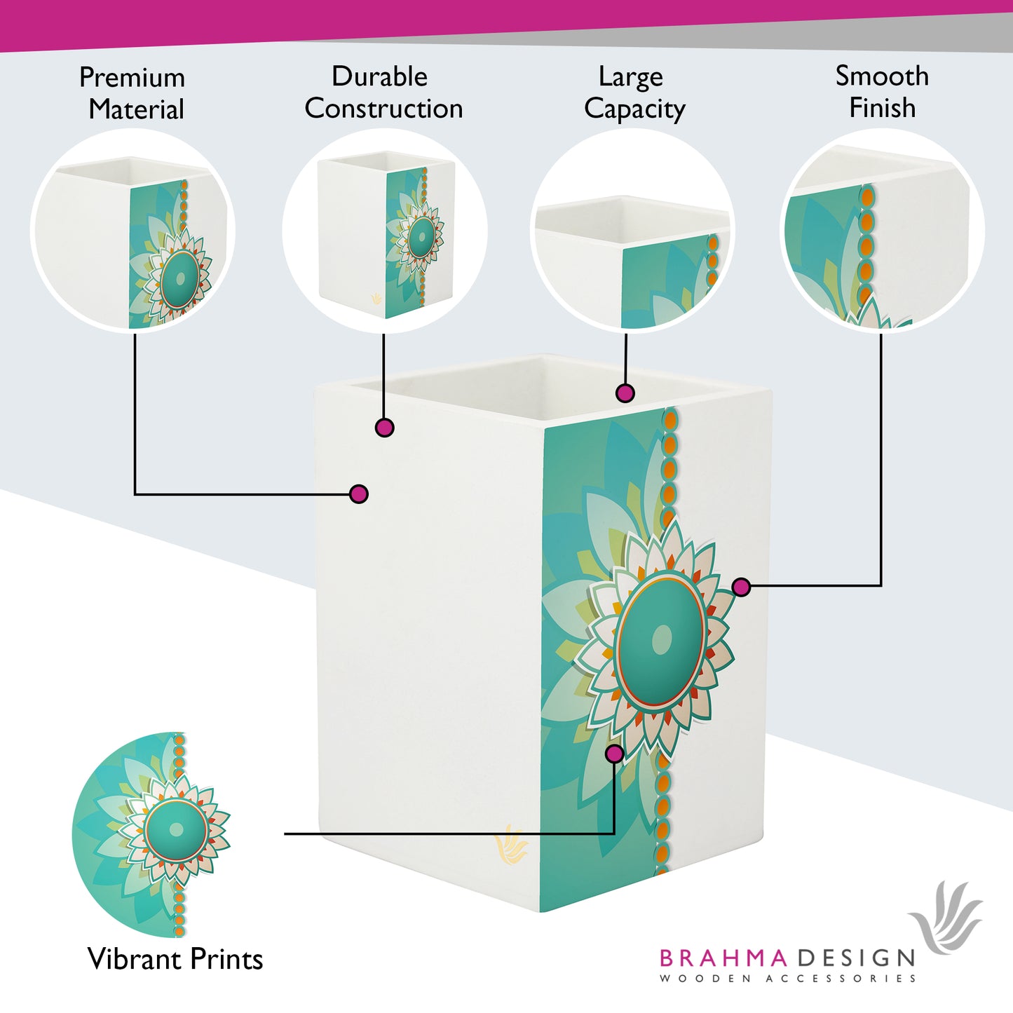 Rakhee Mint Pen Stand