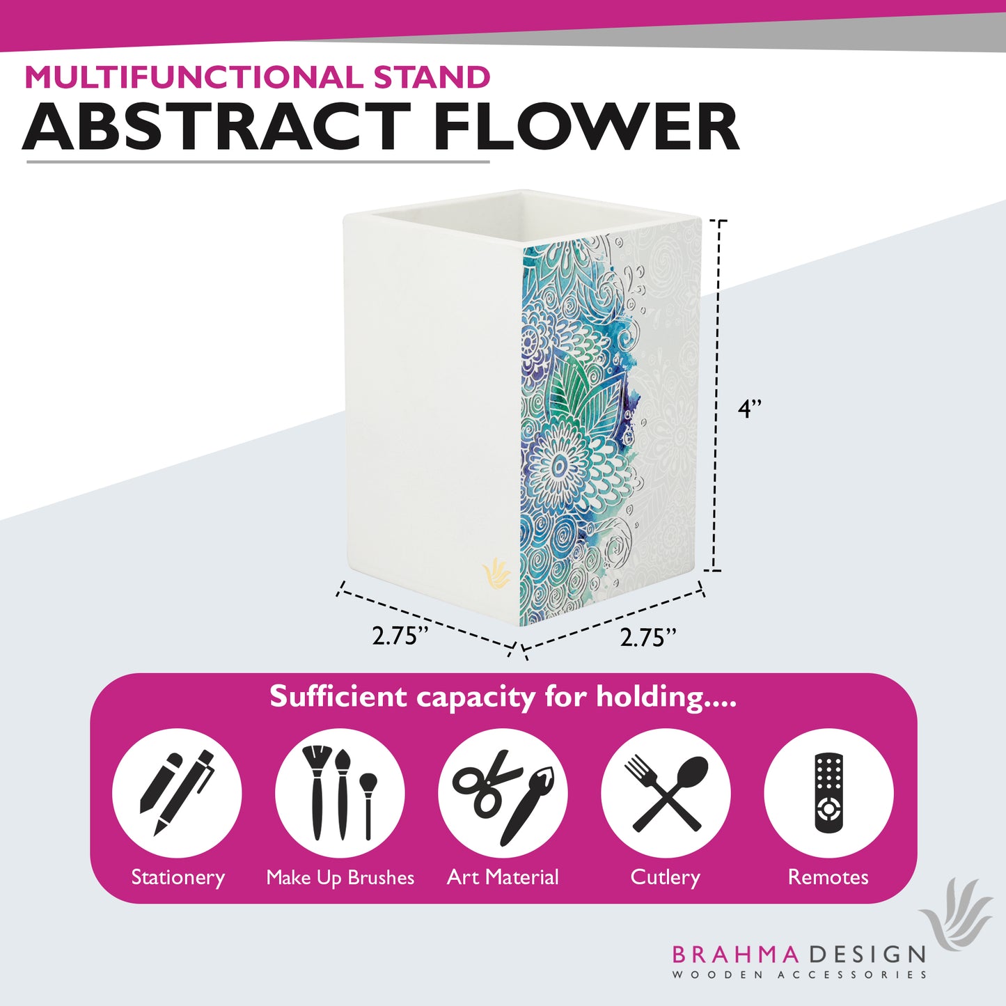 Abstract Flr Pen Stand