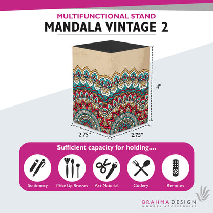 MandalVntg2 Pen Stand