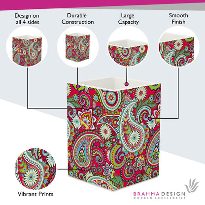 Pink Paisley Pen Stand