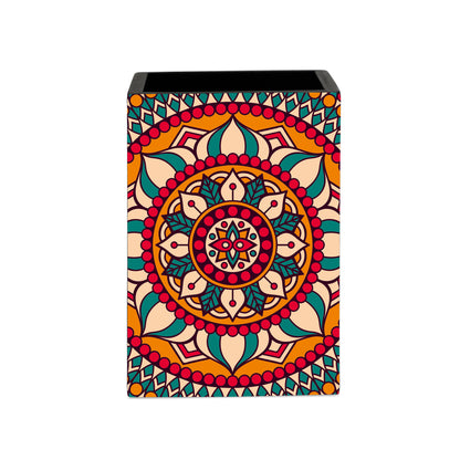 Red Mandala Pen Stand
