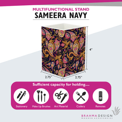 Sameera Navy Pen Stand