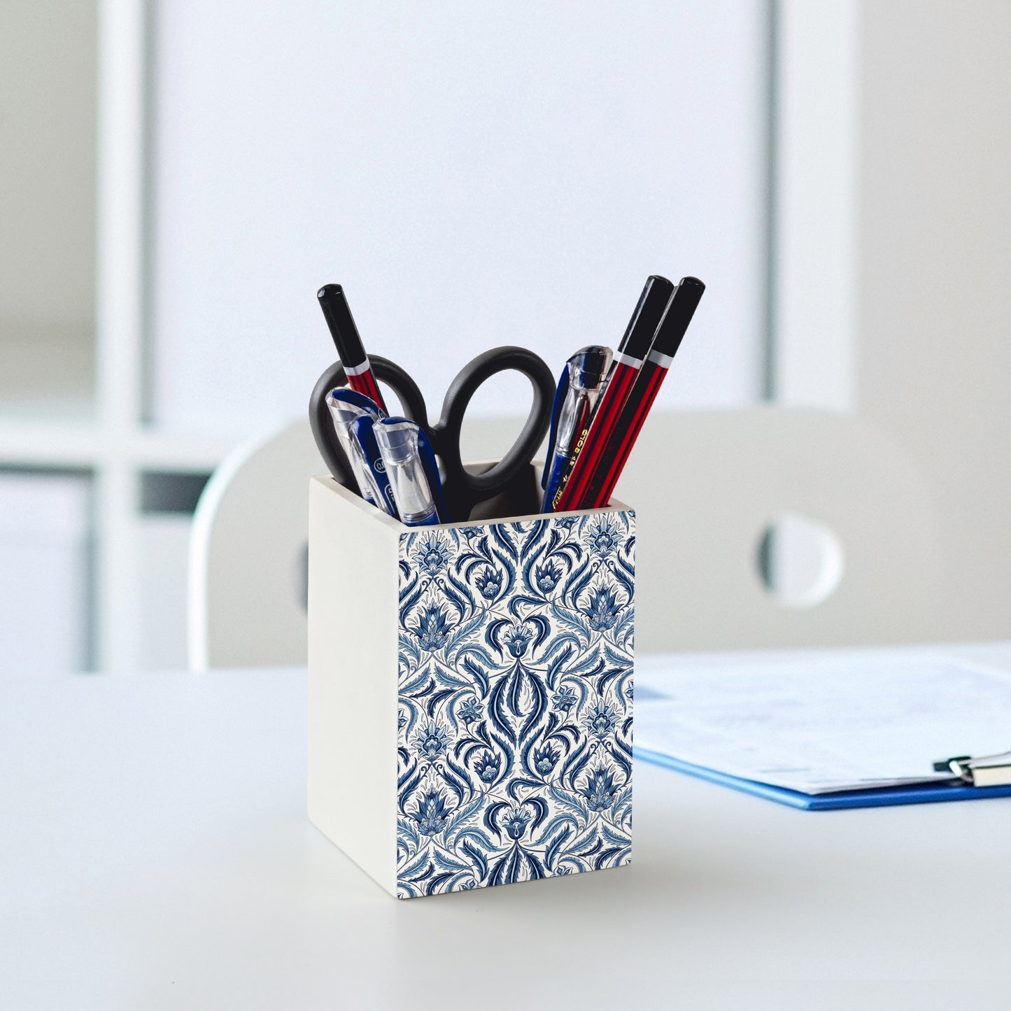 Liena Blue Pen Stand