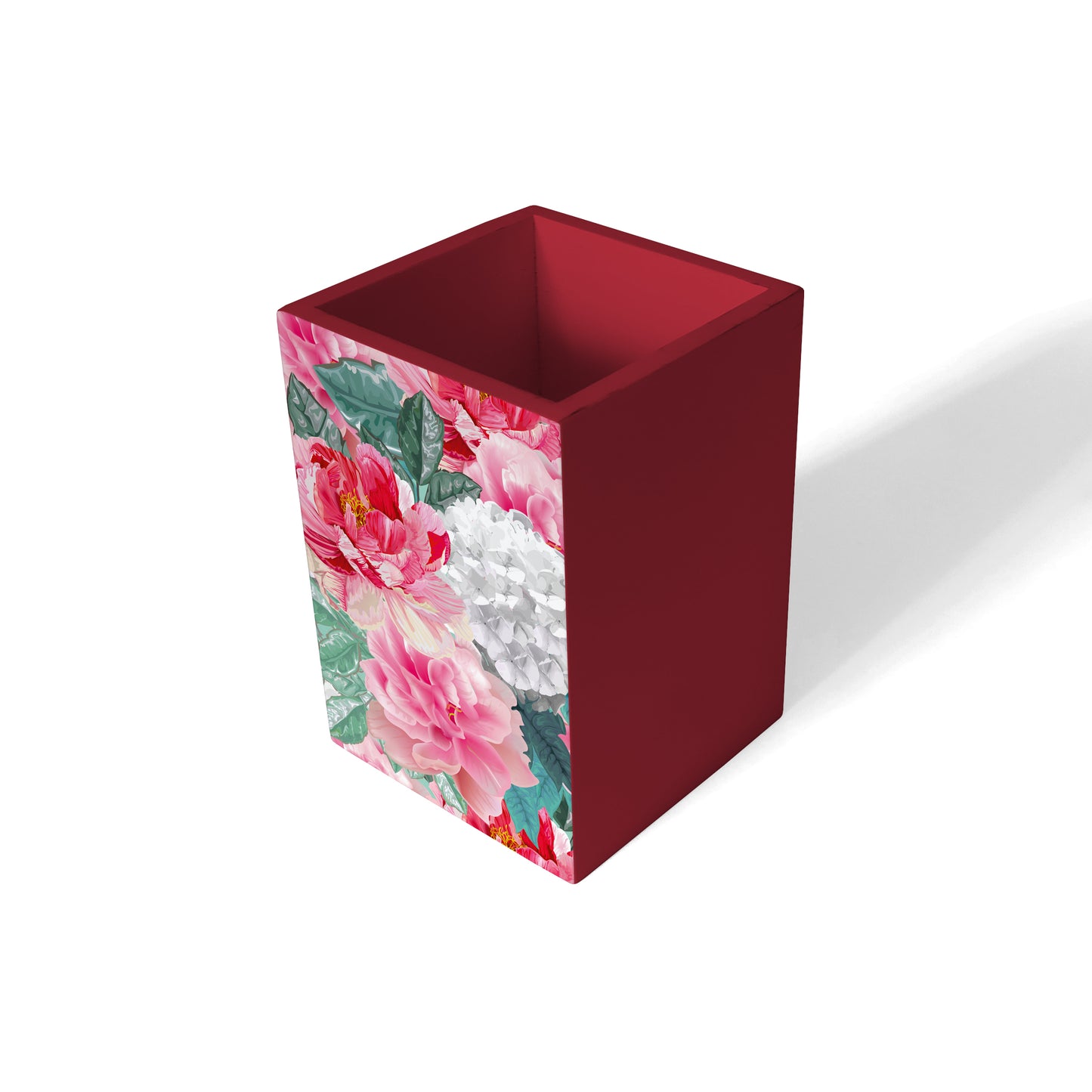 Red Chrys Pen Stand