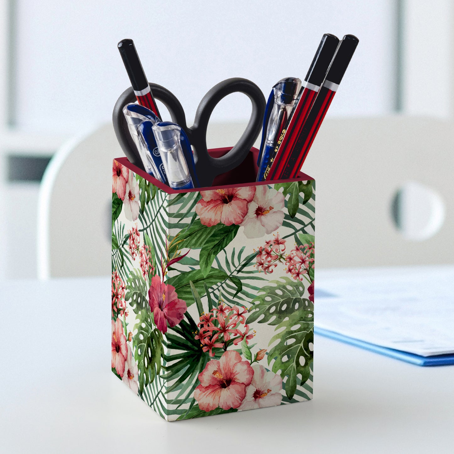 Trop Hibiscus Pen Stand