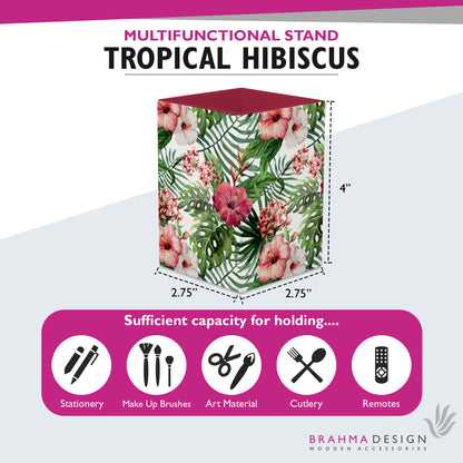 Trop Hibiscus Pen Stand