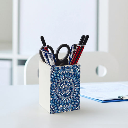 BlueMandala2 Pen Stand